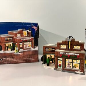 Department 56 Buck’s County - Abner's Implement Co. John Deere